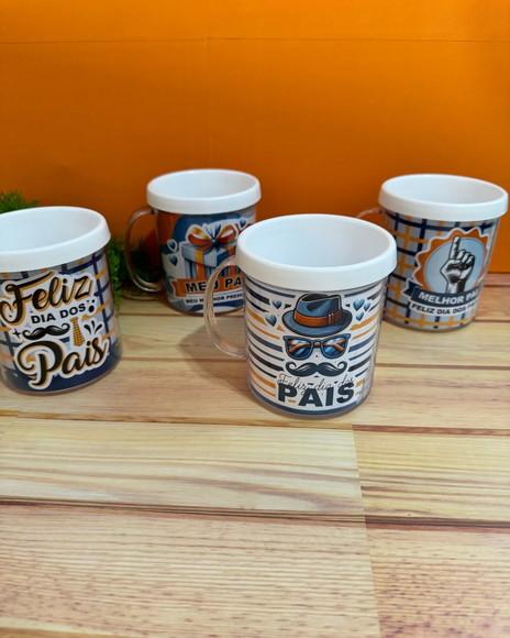 Arquivo de Corte - Arte Caneca Acrílica Dia dos Pais #10232