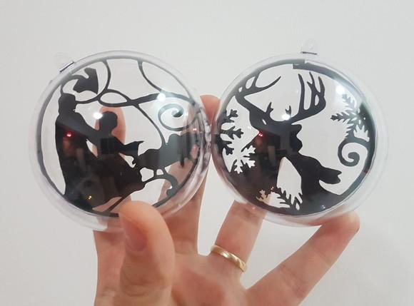 Arquivo de Corte - Bolas de Natal #990