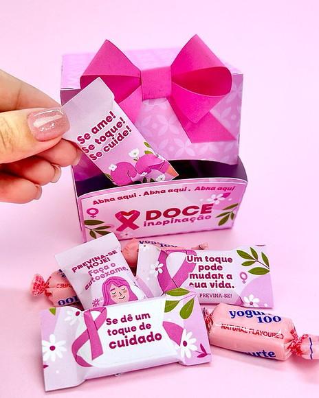 Arquivo de Corte - Dispenser Balinhas Outubro Rosa #10319