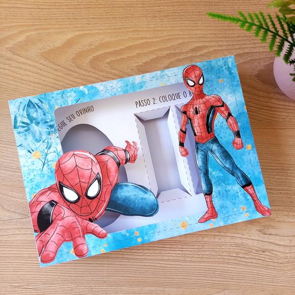 Arquivo de Corte - Kit Mini Confeiteiro Homem Aranha #1085