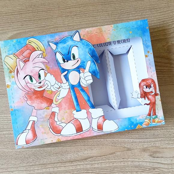 Arquivo de Corte - Mini Confeiteiro Sonic #1093