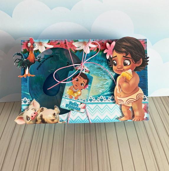 Arquivo de Corte - Moana Baby Mini Confeiteiro #10118