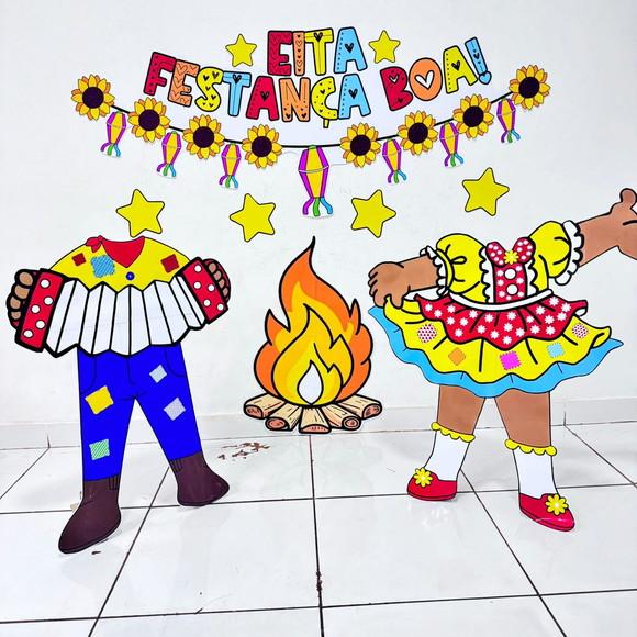 Arquivo de Corte - Painel Cenario Infantil Junino #10201