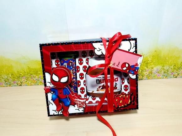 Arquivo de Corte- Caixa Ovo de Colher Homem Aranha #282
