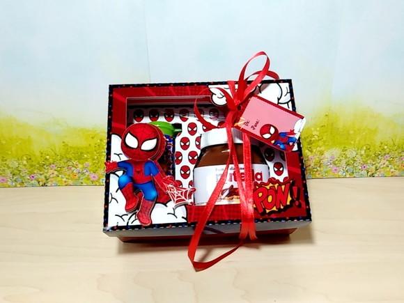 Arquivo de Corte- Caixa Ovo de Colher Homem Aranha #282