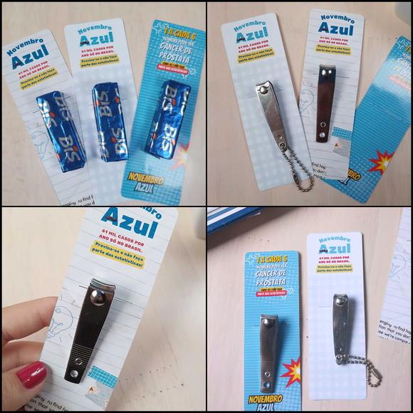 Arquivo de Corte- card Cortador de Unhas Novembro Azul #10295