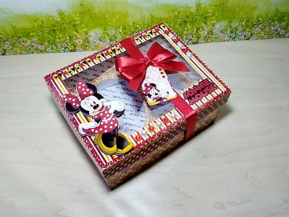 Arquivo de Corte-caixa Ovo de Colher Minnie #283