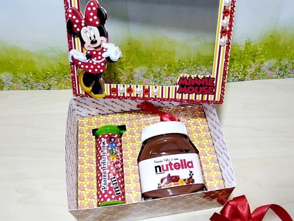 Arquivo de Corte-caixa Ovo de Colher Minnie #283
