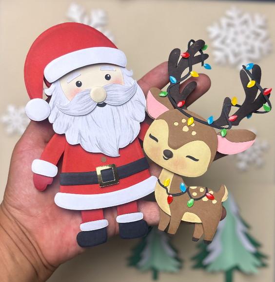 Arquivo de Corte-topo de Bolo Natal #10442