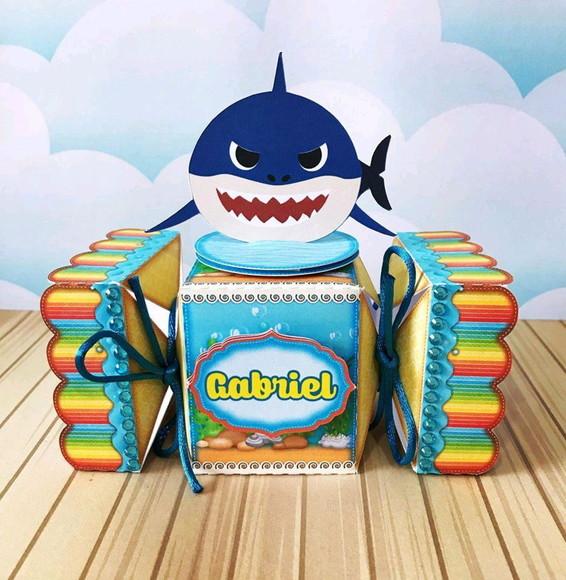Kit Digital Festa Infantil Baby Shark Menino #011