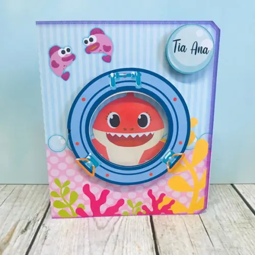 Arquivo de Corte - Baby Shark Menina #645