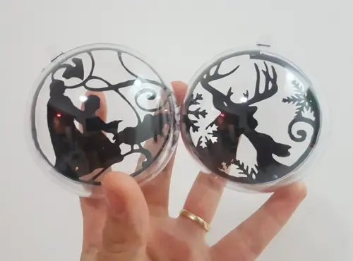 Arquivo de Corte - Bolas de Natal #990