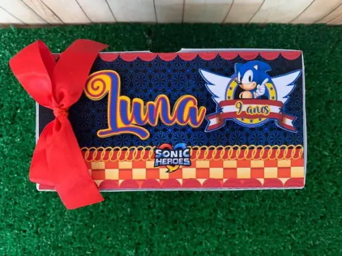 Arquivo de Corte - Caixa Cup Cake Sonic #510