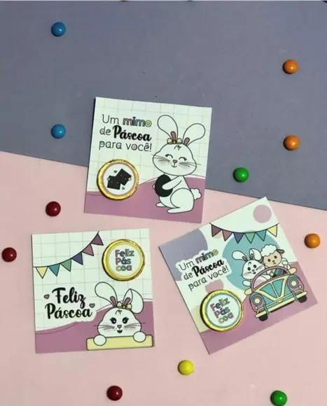 Arquivo de Corte - Card Moeda Pascoa #10144