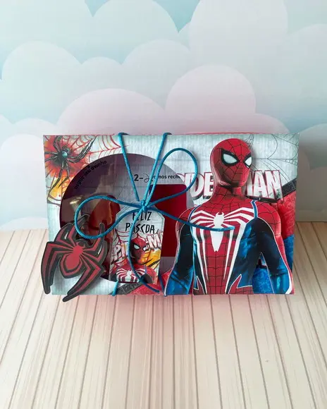 Arquivo de Corte - Homem Aranha Mini Confeiteiro #10113