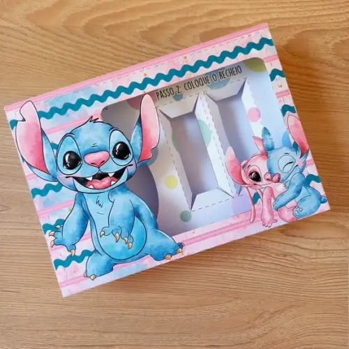 Arquivo de Corte - Kit Mini Confeiteiro Stitch #1088