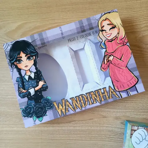 Arquivo de Corte - Kit Mini Confeiteiro Wandinha #1087