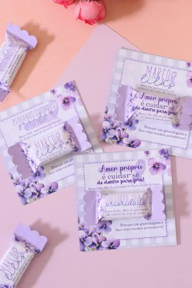 Arquivo de Corte - Março Lilas #10137