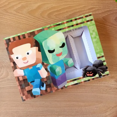Arquivo de Corte - Minecraft Mini Confeiteiro #10100