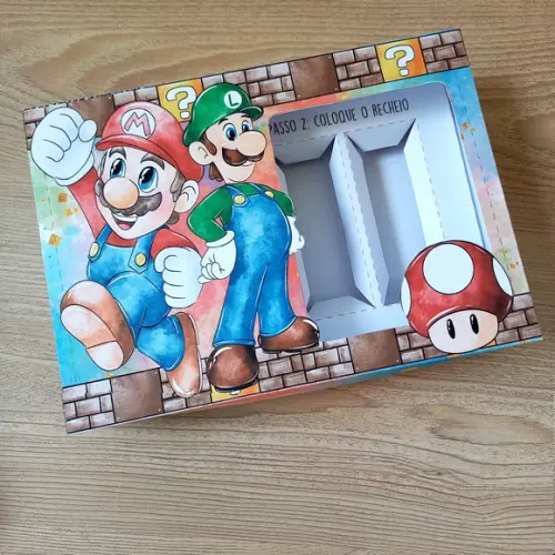 Arquivo de Corte - Mini Confeiteiro Super Mário #1094