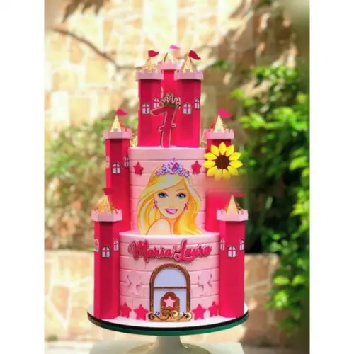 Arquivo de Corte - Topo Barbie Castelo #1048a