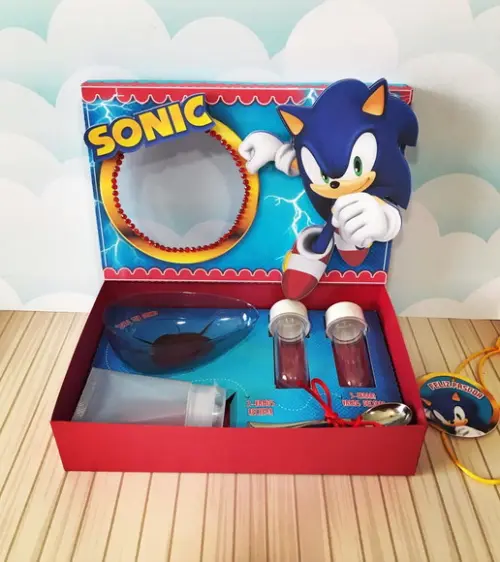 Arquivo de Corte- Caixa Ovo de Colher Sonic #312