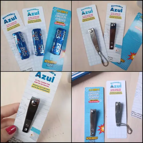 Arquivo de Corte- card Cortador de Unhas Novembro Azul #10295