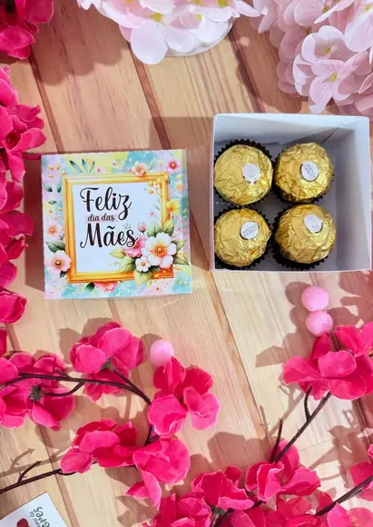 Arquivo de Corte-caixa 4 Doces Dia das Mães #10419