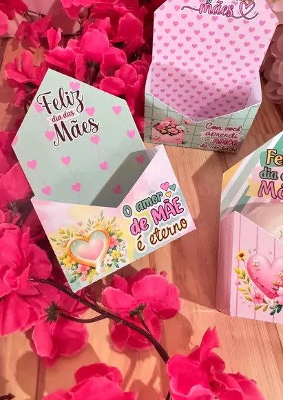 Arquivo de Corte-caixa Envelope Dia das Mães #10418