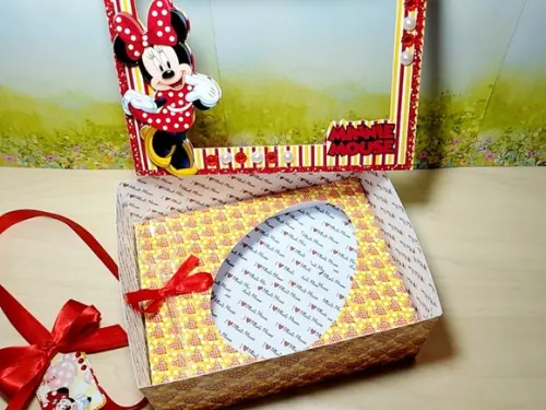 Arquivo de Corte-caixa Ovo de Colher Minnie #283