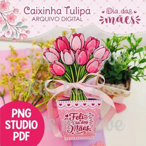 Arquivo de Corte-tulipa Dia das Maes#10551