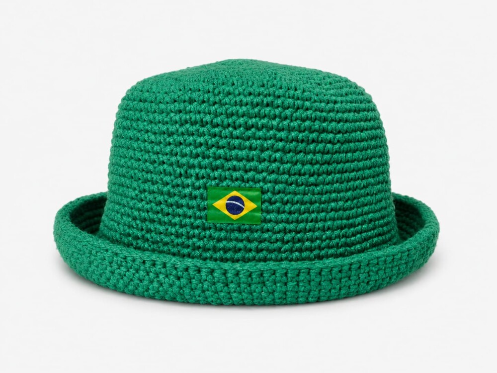 Chapéu de Crochê, Bucket Hat de Crochê, Cata Ovo, Chapéu Unis