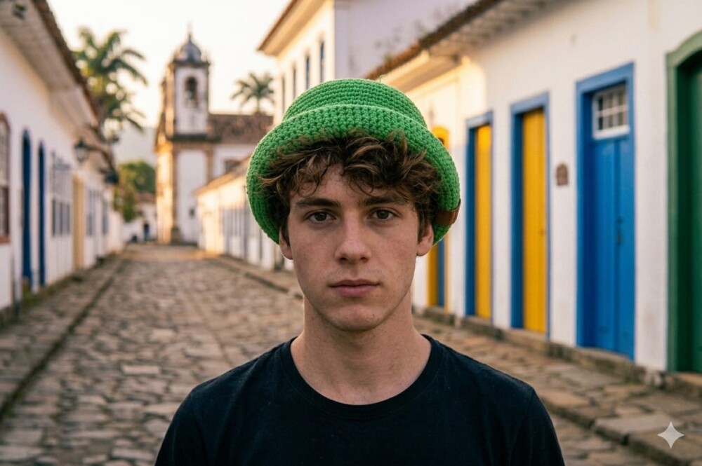 Bucket Hat Chapéu de Crochê Artesanal Algodão Unissex Chapéu