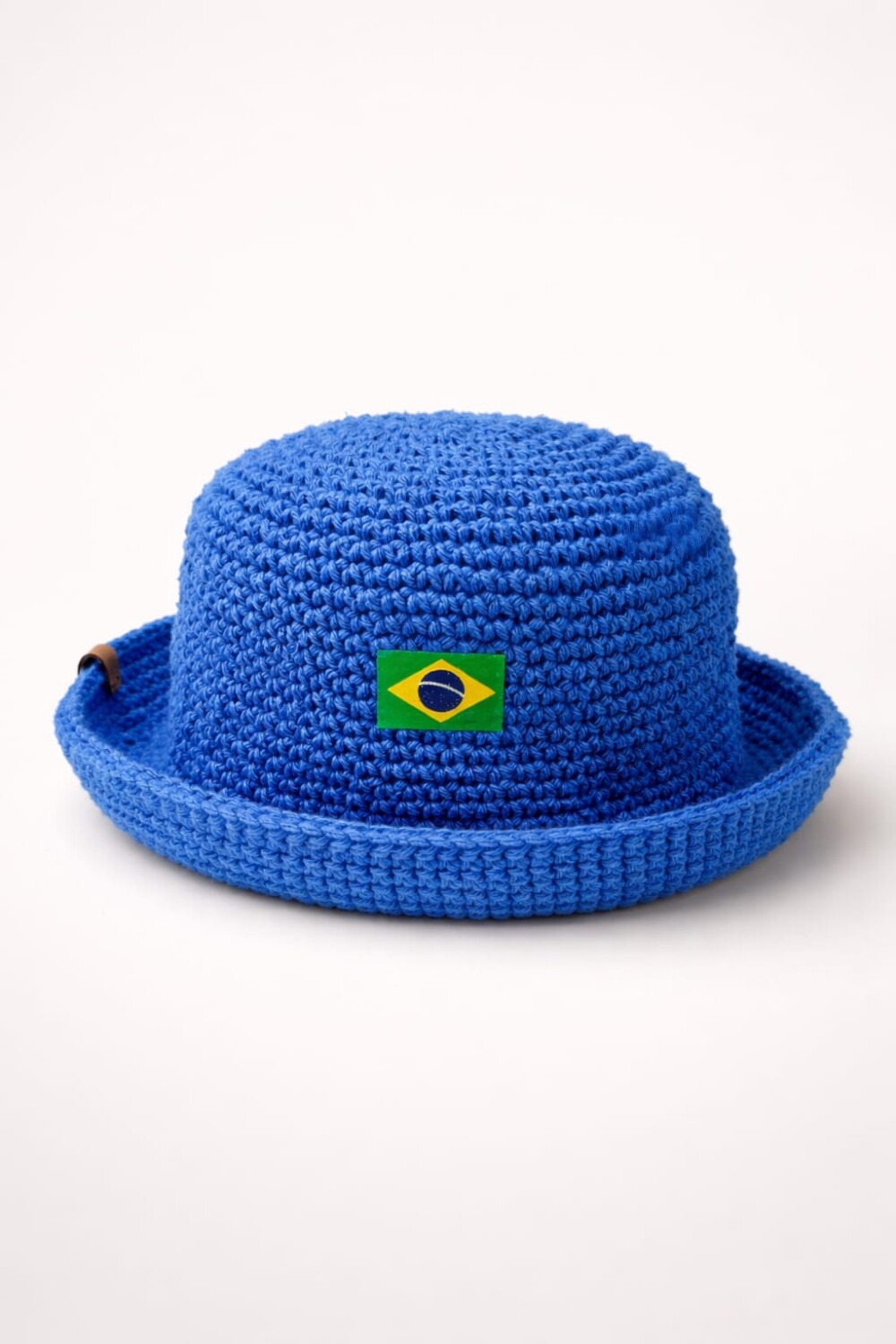 Chapéu de Crochê Bucket Hat Artesanal Algodão Unissex Chapéu 