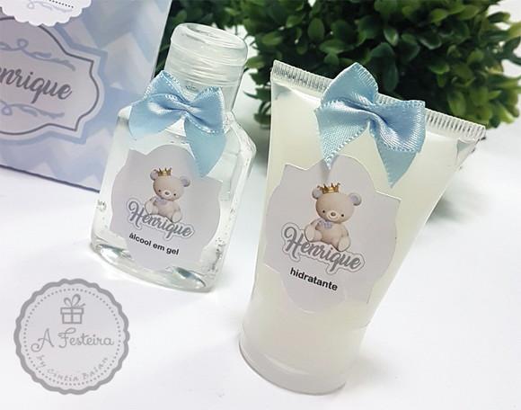 Lembrancinha Hidratante e Alcool Gel