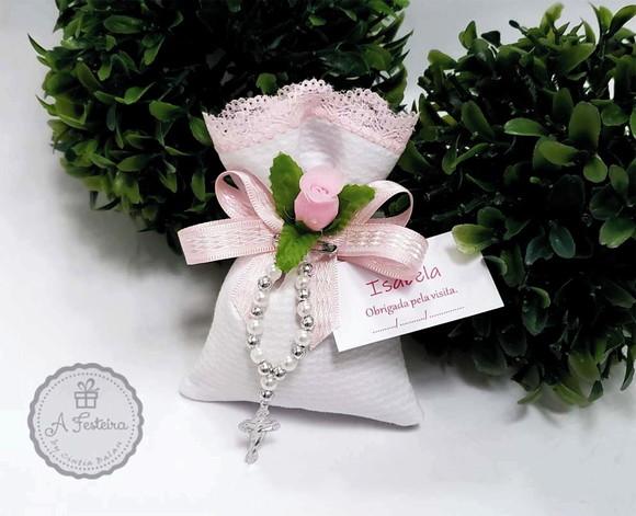 Sachê Perfumado Rosa com Tercinho