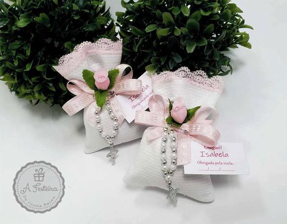 Sachê Perfumado Rosa com Tercinho