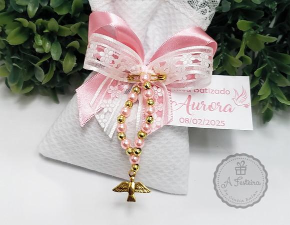 Saquinho Perfumado com Tercinho Rosa
