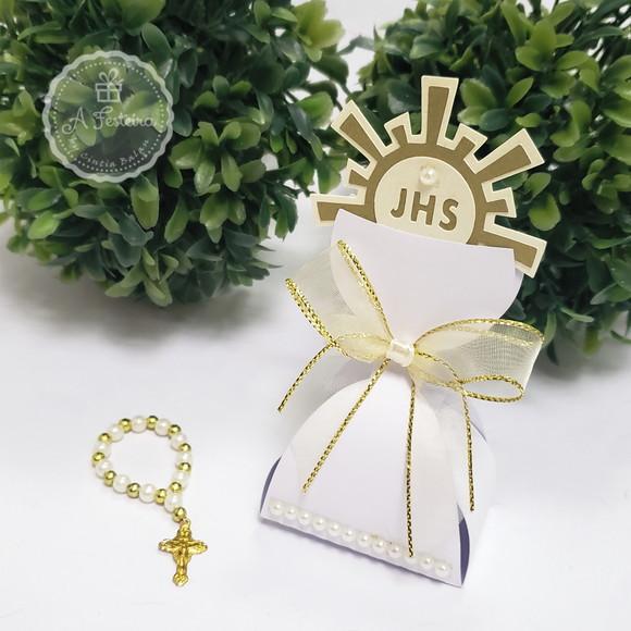 Cálice Eucaristia Tercinho Dourado
