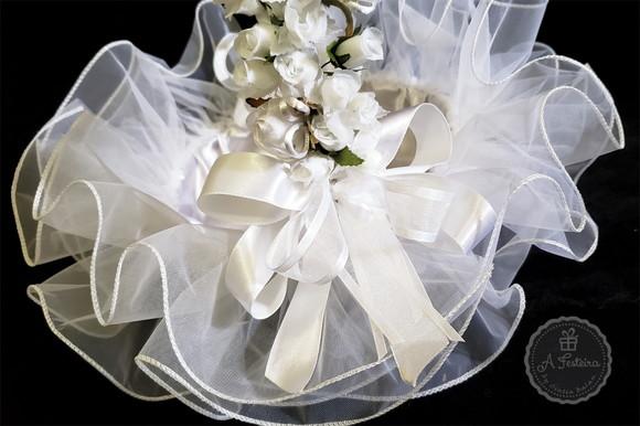 Cesta Babado Branco