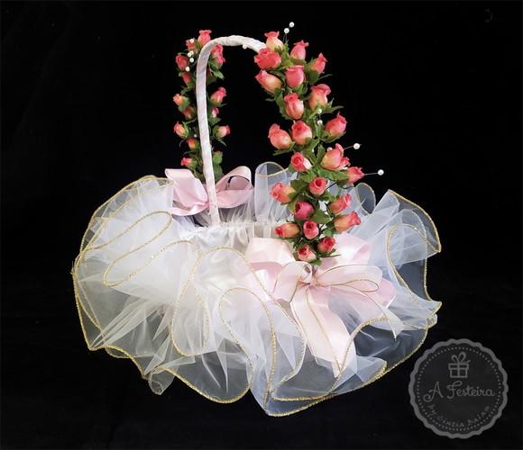 Cesta Florista Rosé