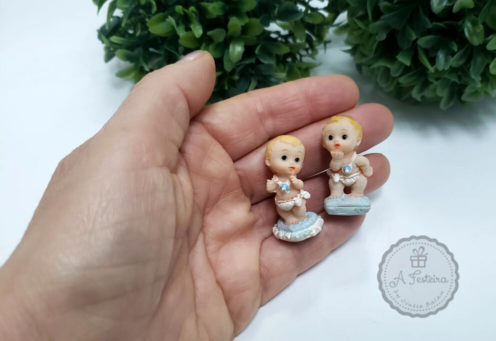 Bebê em Resina para Lembrancinha - PRONTA ENTREGA