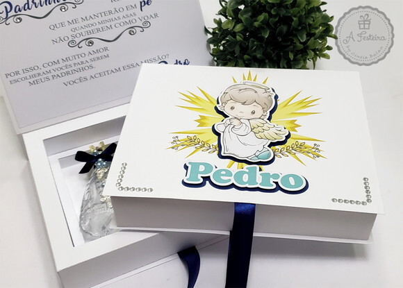 Convite Padrinhos Anjo