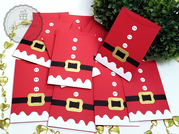 Porta Talher Papai Noel