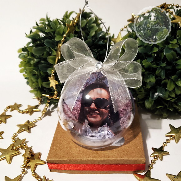 Bola de Natal com Strass