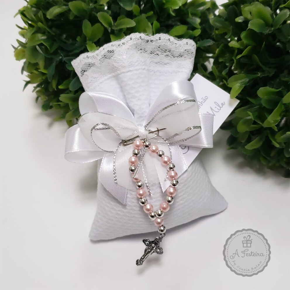 Sachê Perfumado com Tercinho Cor de Rosa