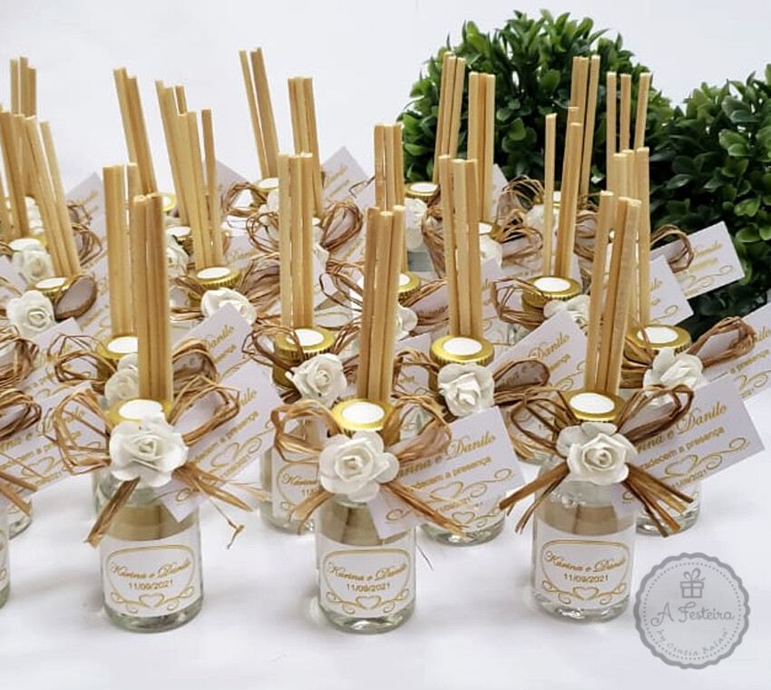 Lembrancinha de casamento Aromatizador Rústico