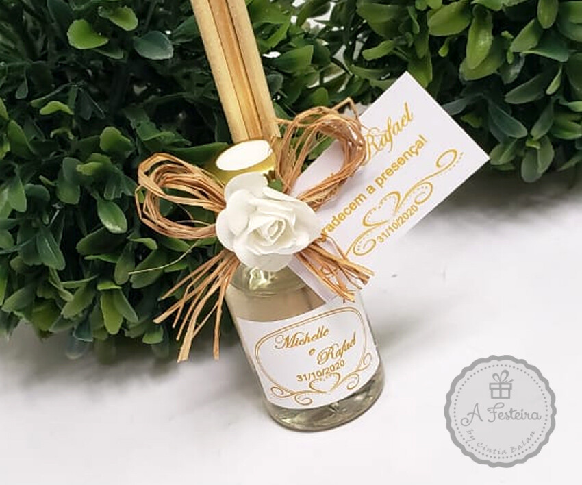 Lembrancinha de casamento Aromatizador Rústico