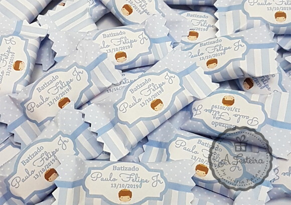 Bala Personalizada Batizado