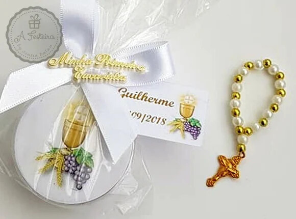 Lembrancinha de Primeira Eucaristia Uvas